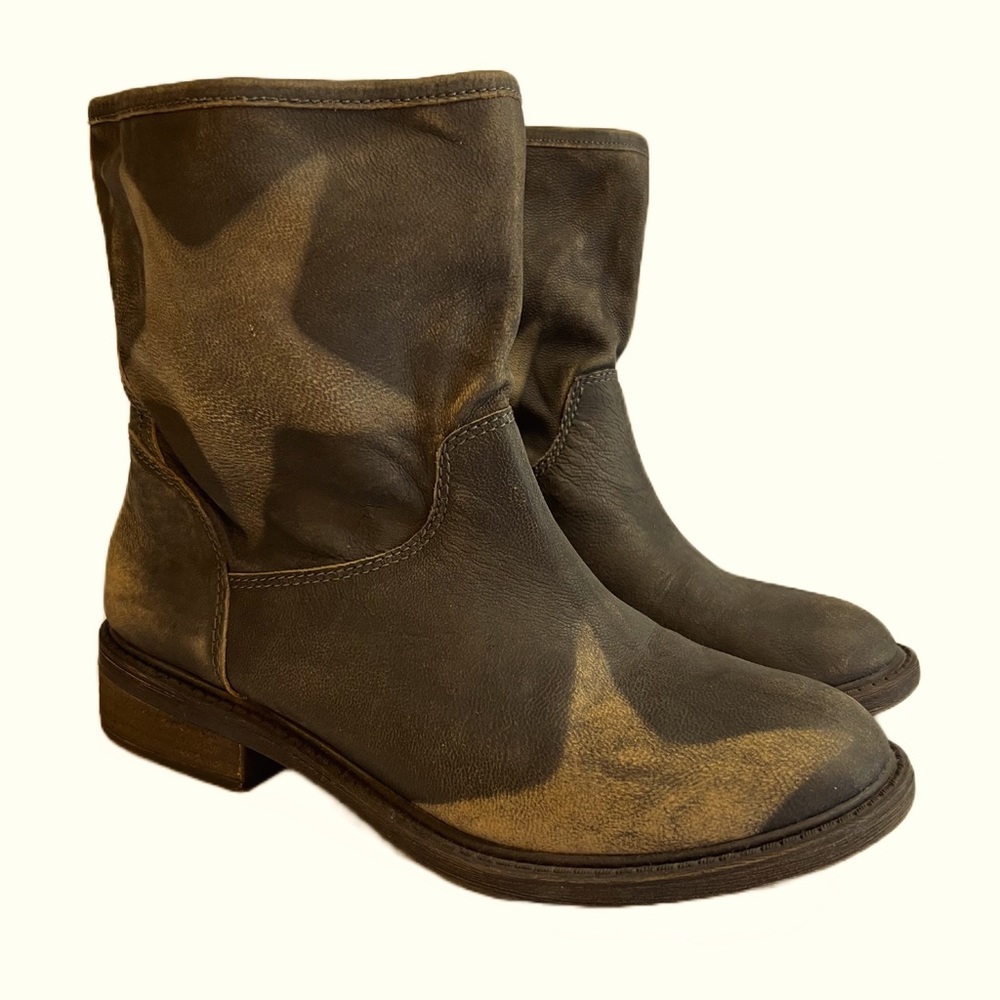 Lucky | Vintage Nitroh Brown Star Boots